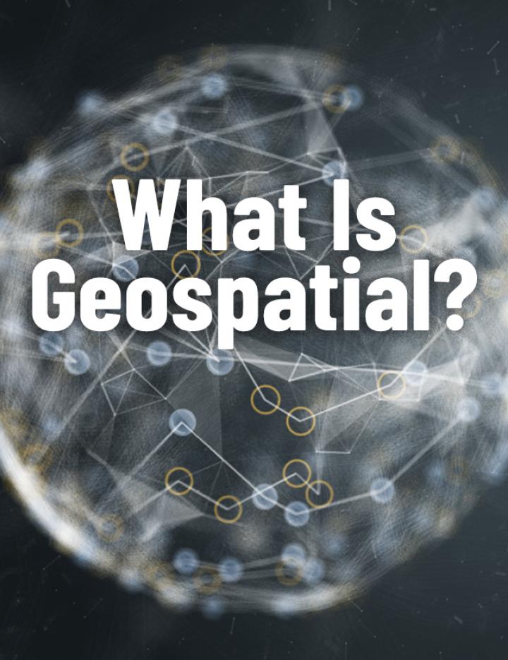 What is Geospatial text image