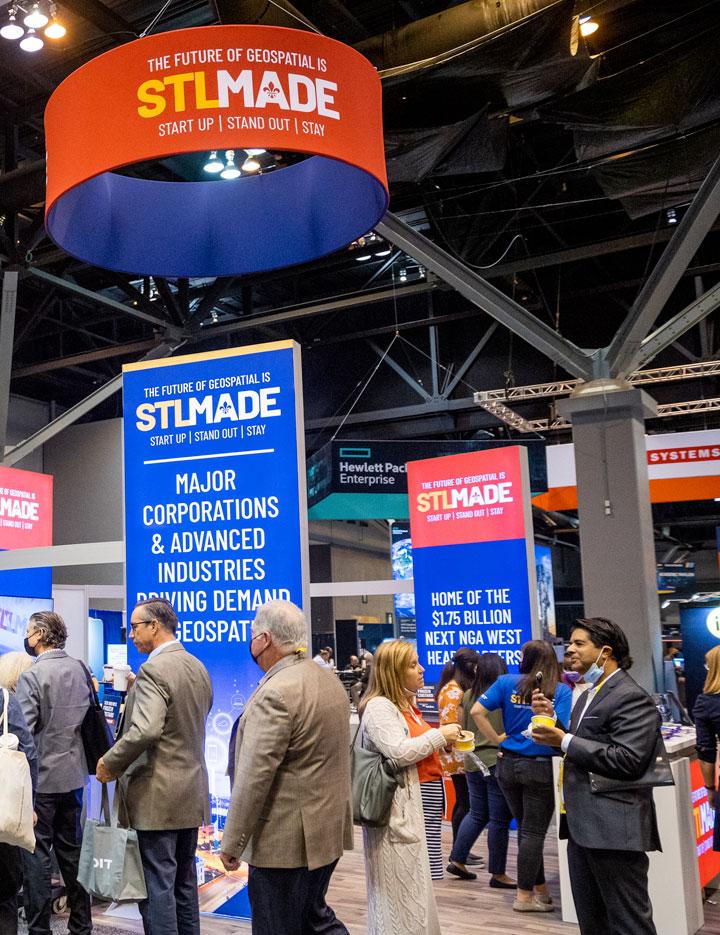 The future of geospatial is STLMade booths at GEOINT 2021