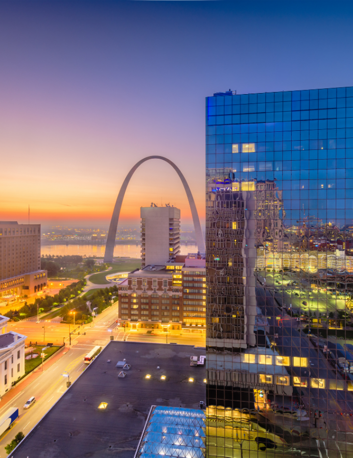 Picture of Downtown St. Louis at Sunset