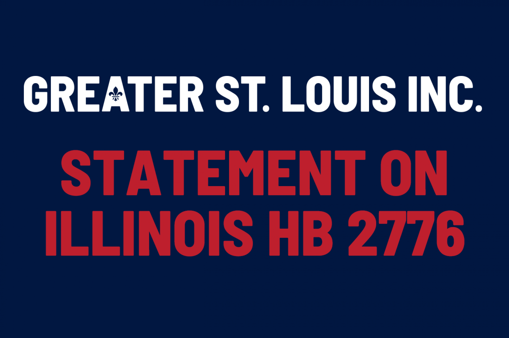 Statement on Illinois HB 2776 graphic
