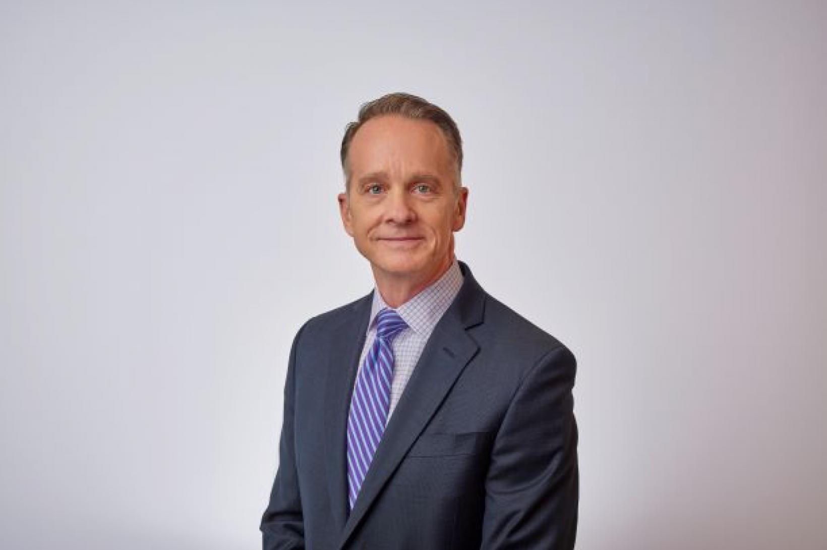 Headshot of Steve Johnson, Chief Business Attraction Officer for Greater St. Louis, Inc. and President of its business attraction initiative AllianceSTL