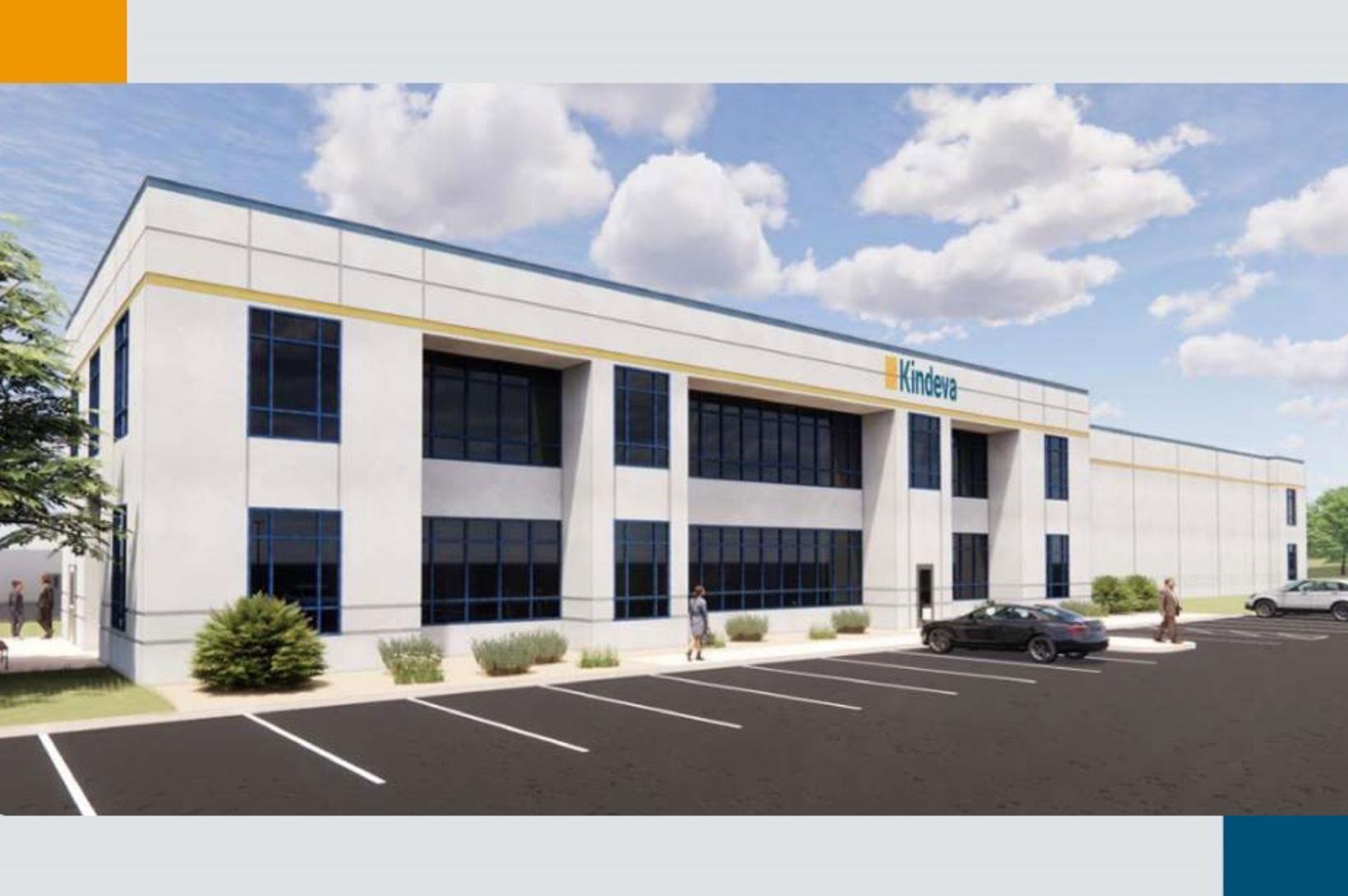 A rendering of a new Meridian Medical Technologies facility in Bridgeton, Missouri