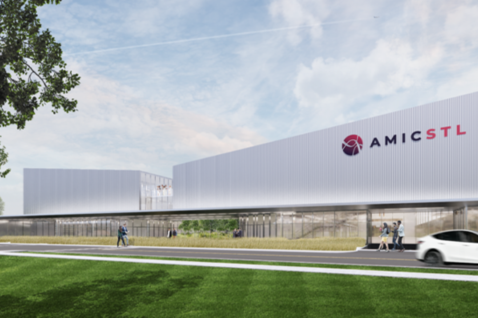 a rendering of the future AMICSTL facility in St. Louis, Missouri
