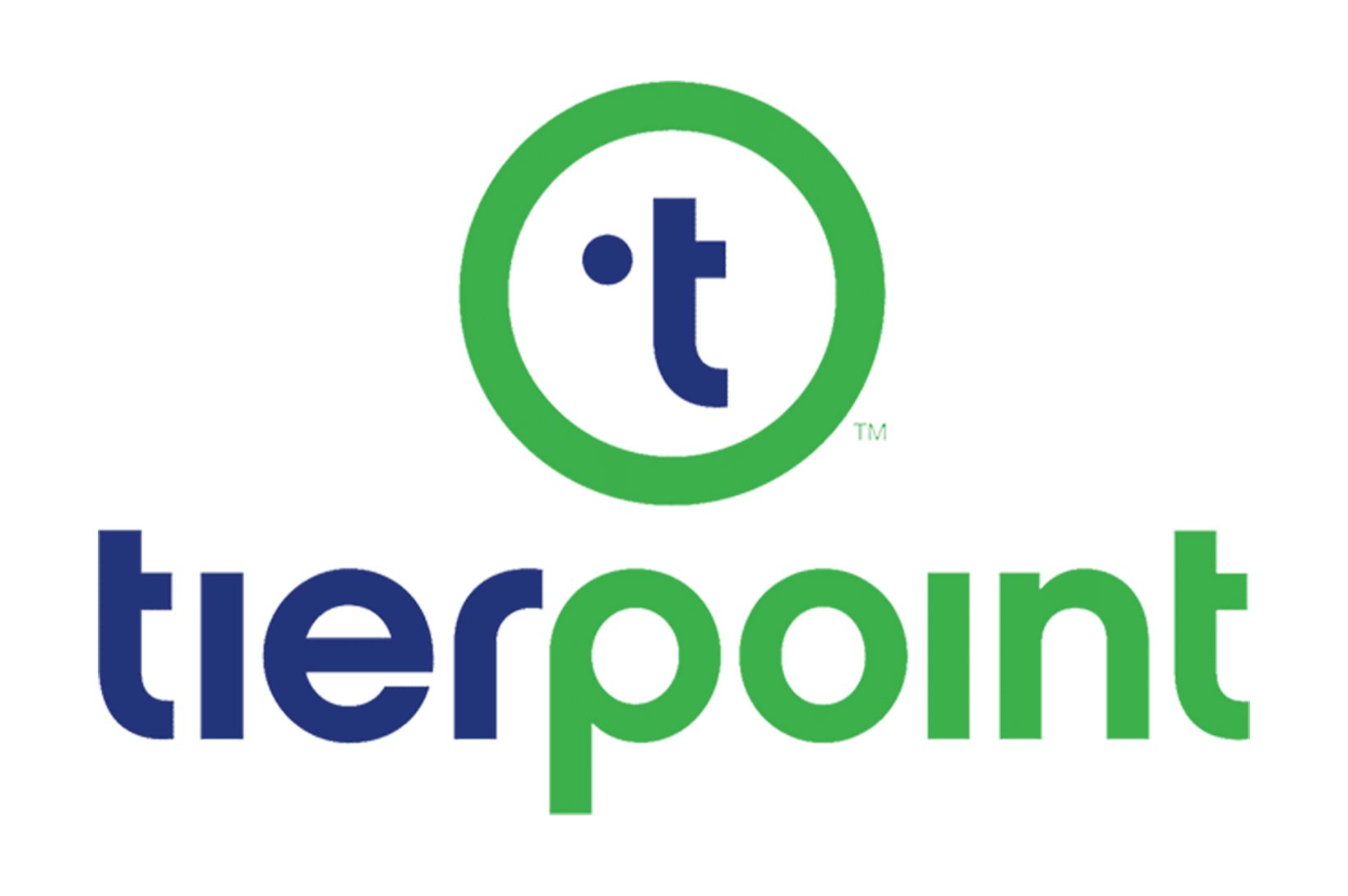 The green and blue Tierpoint logo on a white background