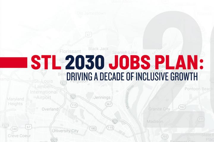 St. Louis 2030 jobs plan graphic