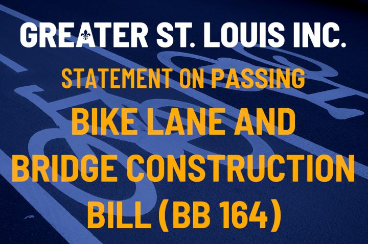 Passage of St. Louis Bike Land and Bridge Construction graphic