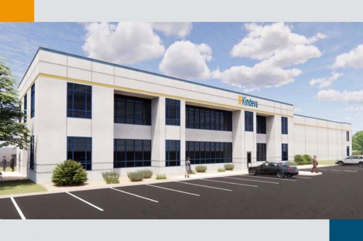 A rendering of a new Meridian Medical Technologies facility in Bridgeton, Missouri