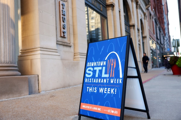 Long row of varied beer tap handles mounted above a stainless-steel drip tray, with wooden shelves of bottles and glassware on a brick back wall.