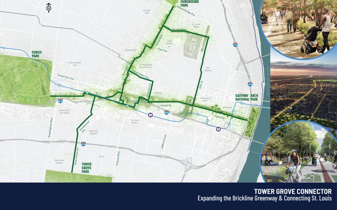 Construction of Tower Grove Connector Gets Underway, Extending the Reach and Impact of the Brickline Greenway
