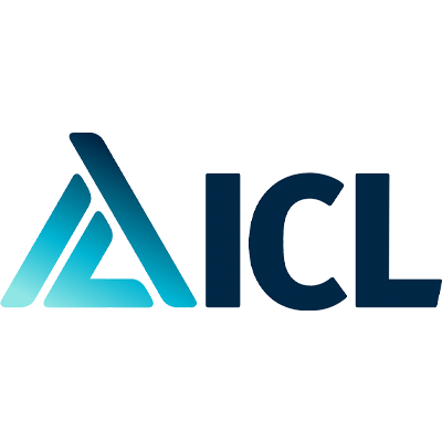 AICL logo with a teal triangular emblem beside dark blue letters ICL