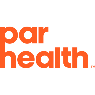 Par Health logo in orange lowercase lettering with trademark symbol