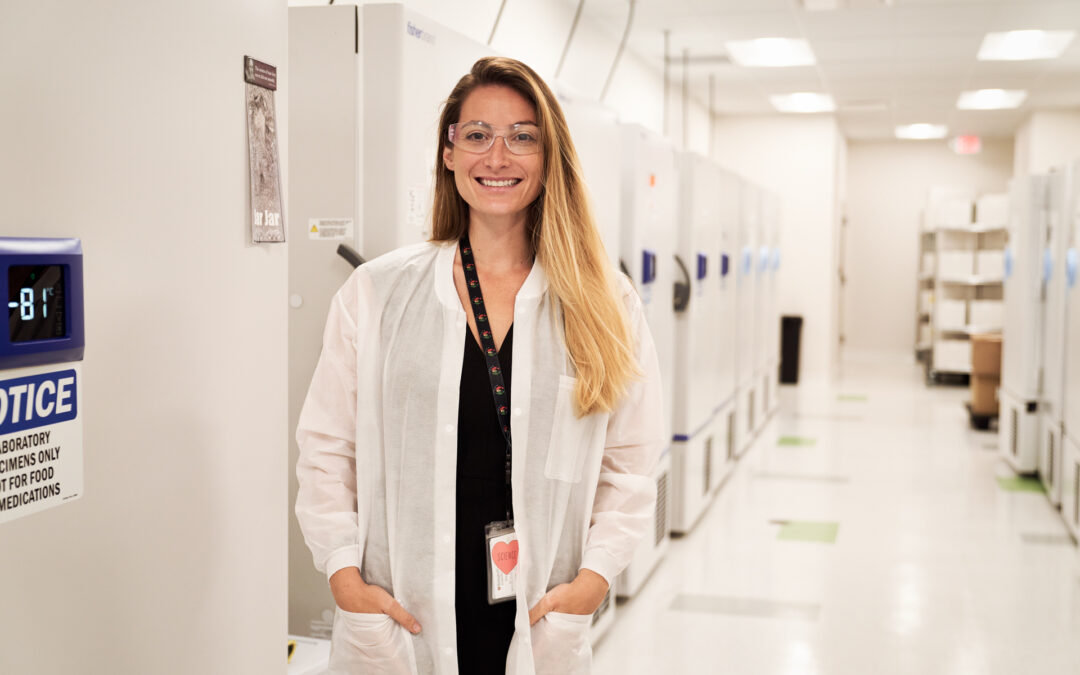 The future of colorectal cancer screening nationwide is made in St. Louis. Erica Barnell made it possible.