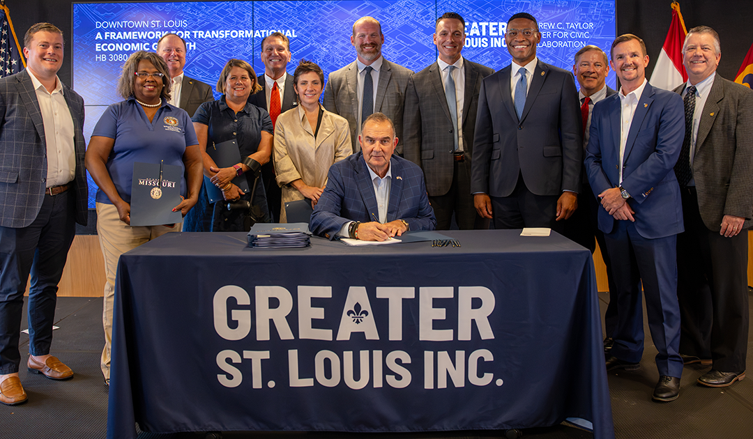 Governor Kehoe, Mayor Spencer, Greater St. Louis, Inc. Celebrate Transformative Legislation to Revitalize Downtown St. Louis